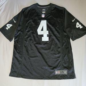 Custom game jersey Carr Raider #4